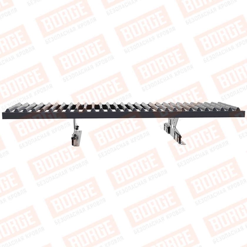 Мостик переходной NewLine 1,25м, для фальцевой кровли, серый графит (RAL 7024)