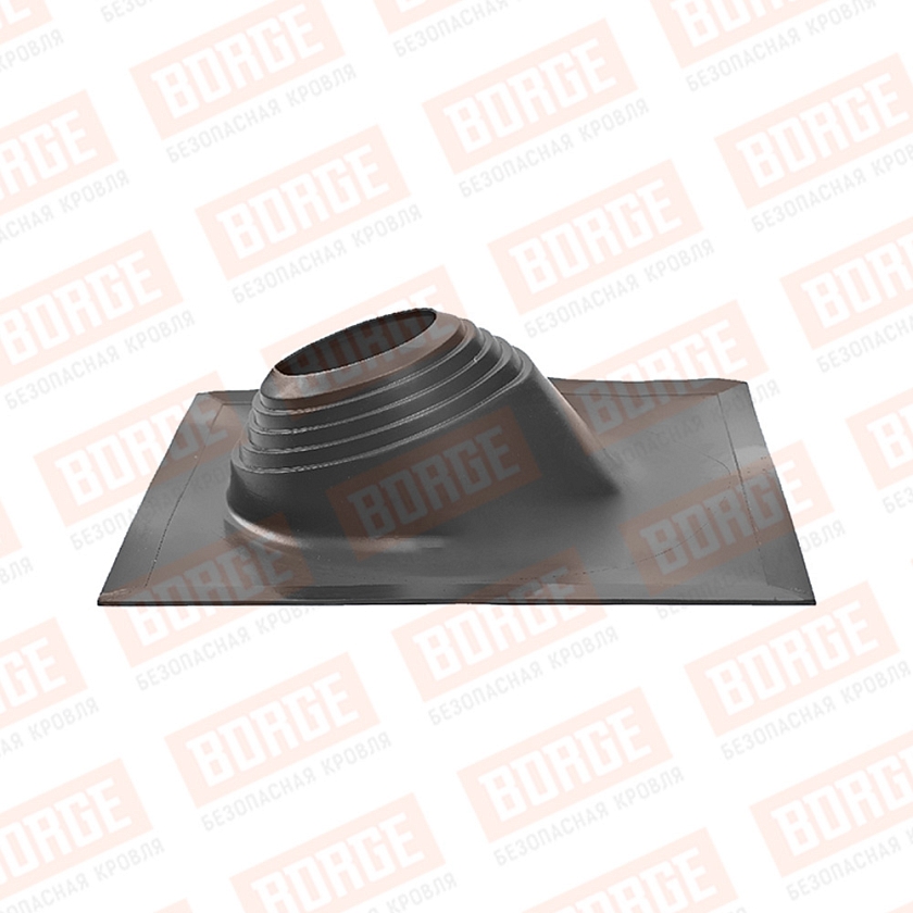 Проходка кровельная угловая №2 d180х280 цв. черный