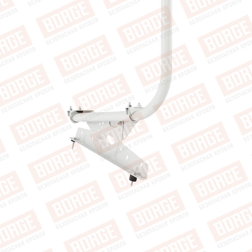 Ограждение кровельное BORGE H-120см, 3м, сигнально-белый (RAL 9003)