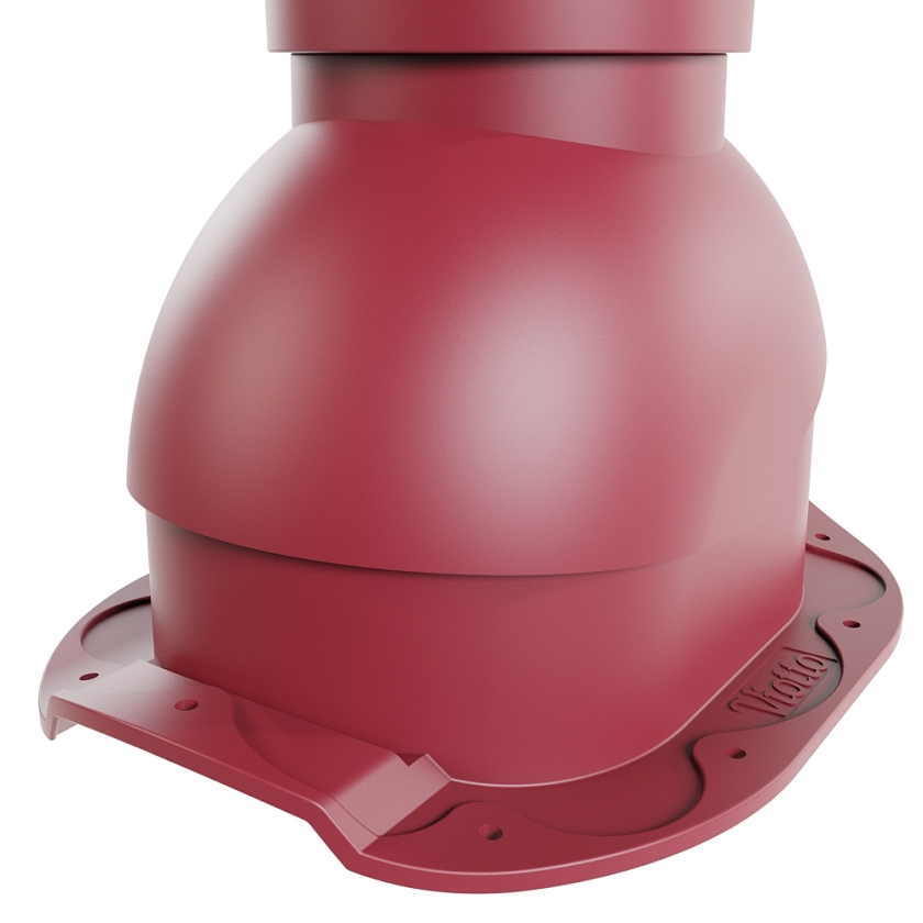Выход вентиляции канализации Viotto, для МЧ Адаманте, красное вино (RAL 3005)