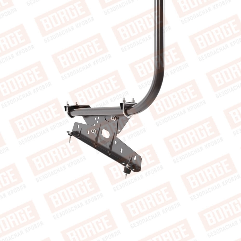 Ограждение кровельное BORGE H-120см, 3м, окрашенный (NL-805)