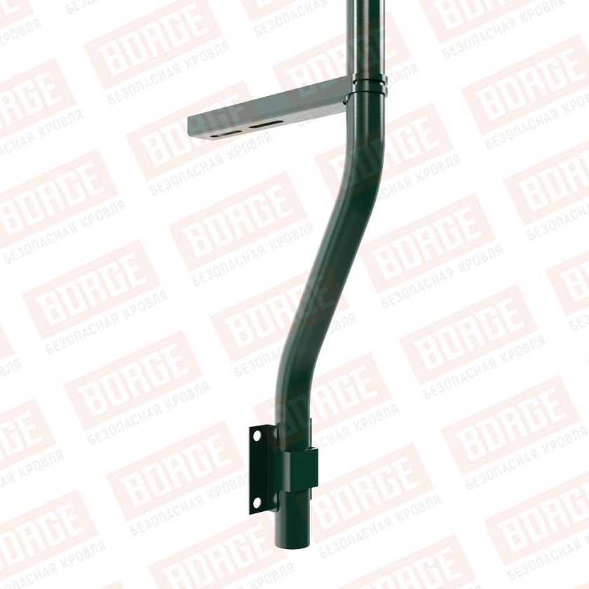 Ограждение парапетное BORGE H-90см, 3м, зеленый мох (RAL 6005)