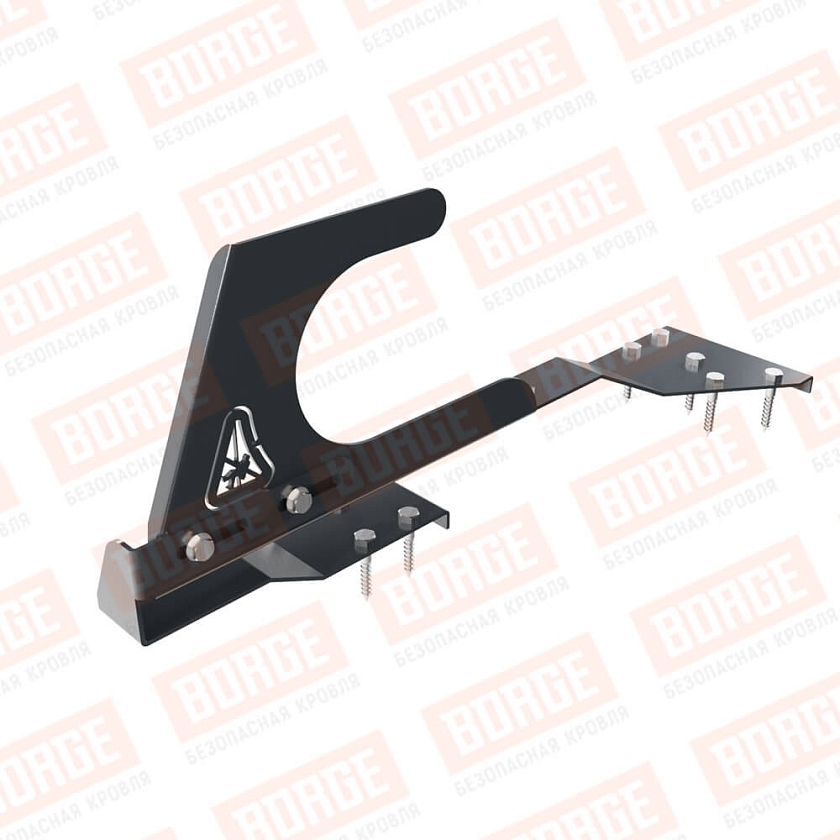 Крюк безопасности BORGE, для черепичной кровли, антрацитово-серый (RAL 7016)