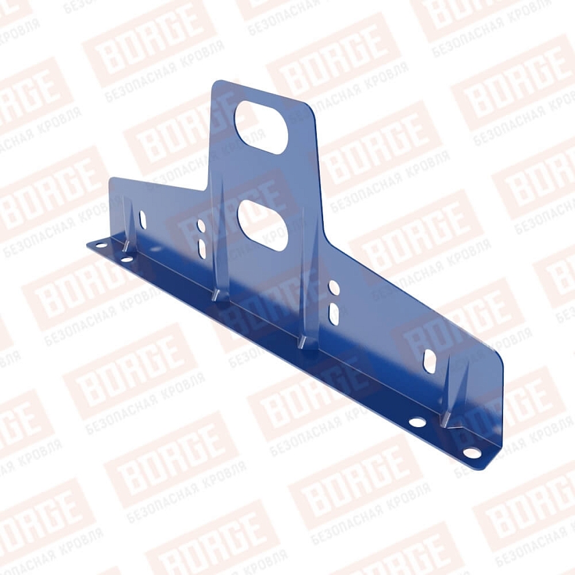 Универсальный кронштейн Русский Рубеж 25х45мм, оцинк., сигнально-синий (RAL 5005)