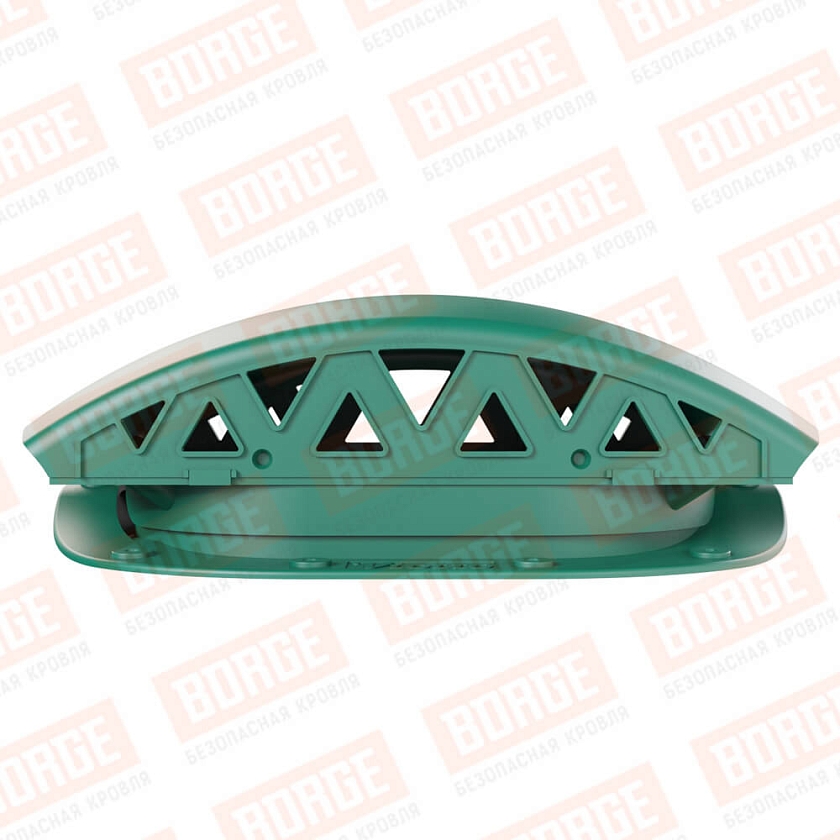 Вентилятор подкровельный Viotto, для МЧ Монтеррей, зеленый мох (RAL 6005). Черепаха