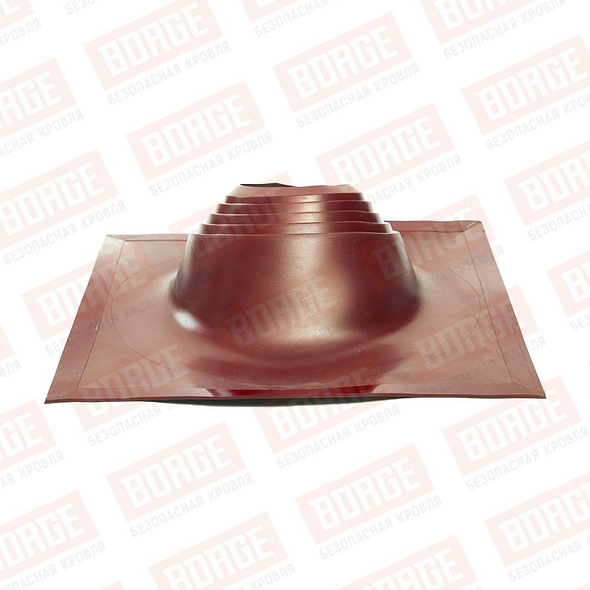 Проходка кровельная угловая №2 d180х280 цв. красный