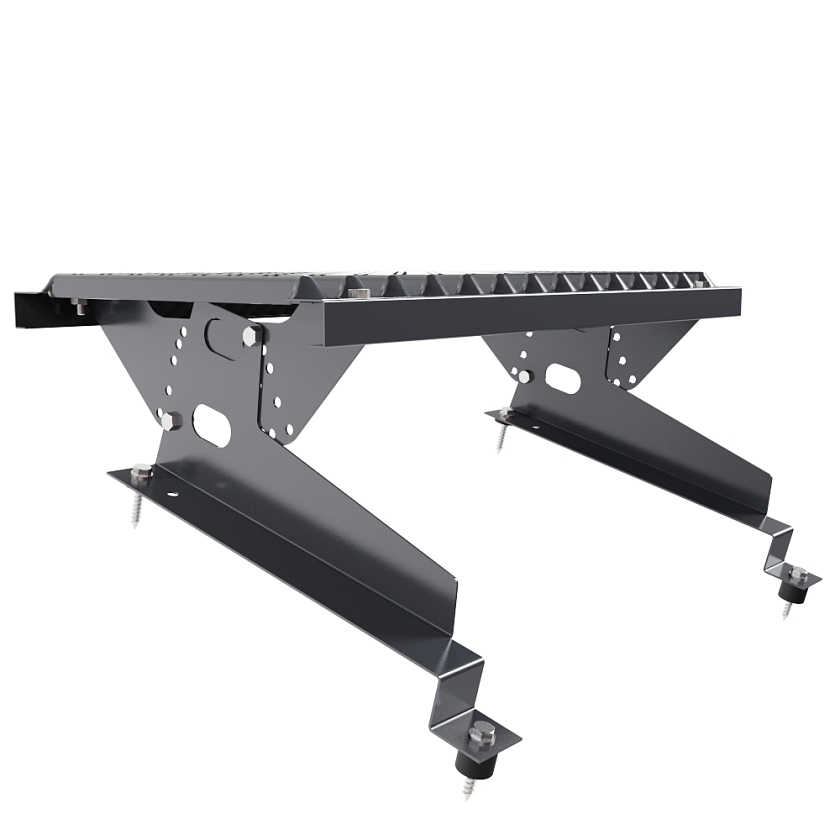 Ступень кровельная BORGE, для МЧ с высокой ступенькой, серый графит  (RAL 7024), 350мм