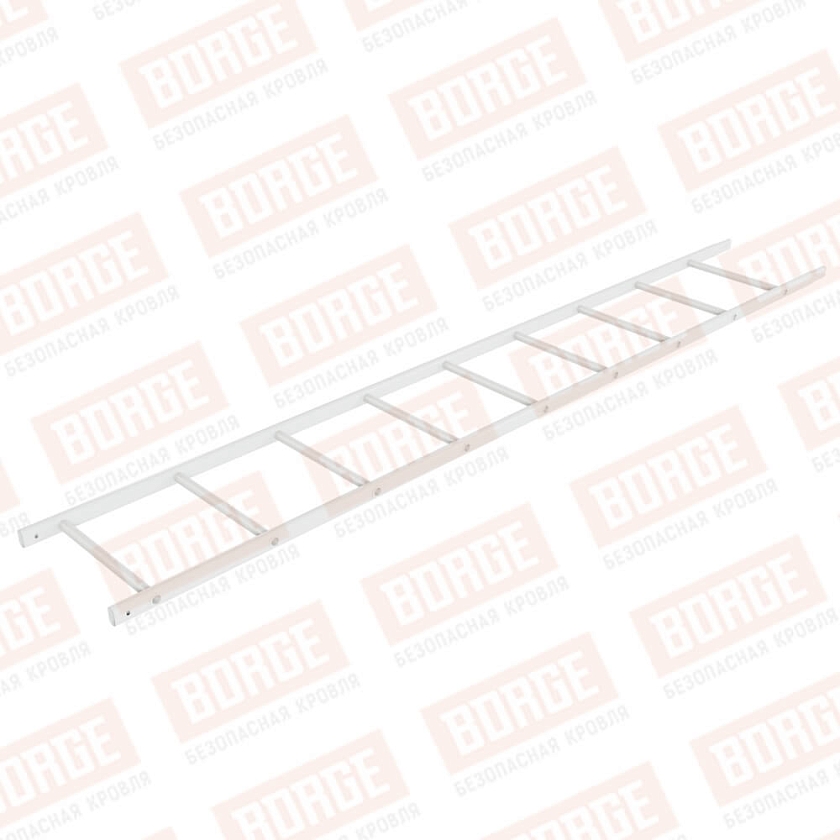 Лестница кровельная NewLine 2,7м, сигнально-белый (RAL 9003)