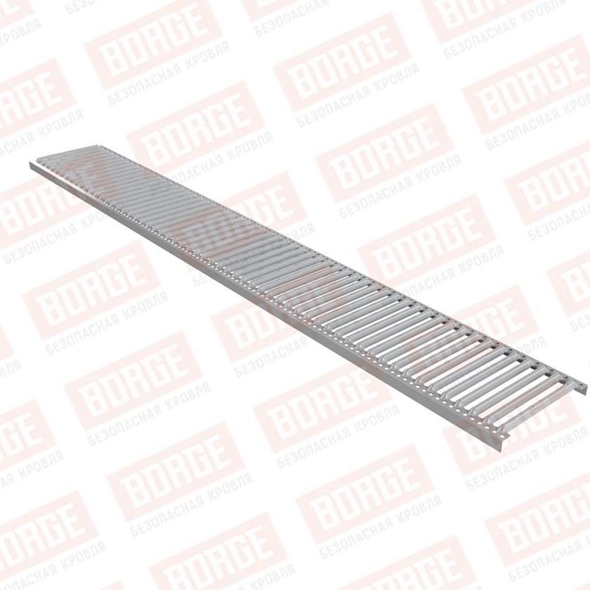 Платформа переходного мостика Русский Рубеж 2,5м, сигнально-серый (RAL 7004)