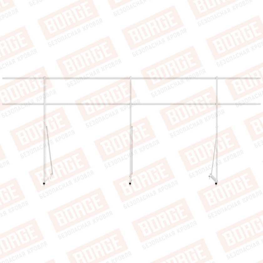 Ограждение декоративное NewLine H-120см, 3м, сигнально-белый (RAL 9003)