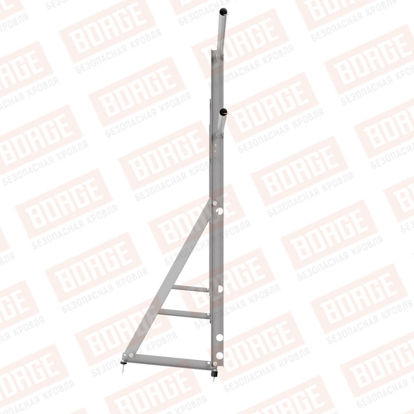 Ограждение кровельное Русский Рубеж H-120см, 3м, сигнально-серый (RAL 7004)