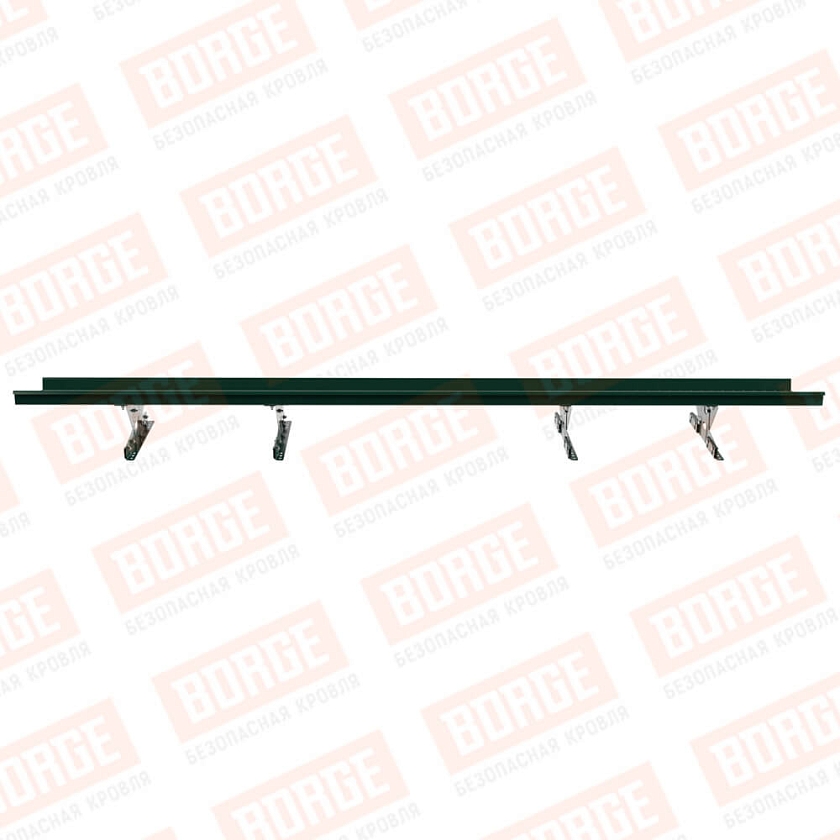 Мостик переходной BORGE 3м, для фальцевой кровли, зеленый мох (RAL 6005)