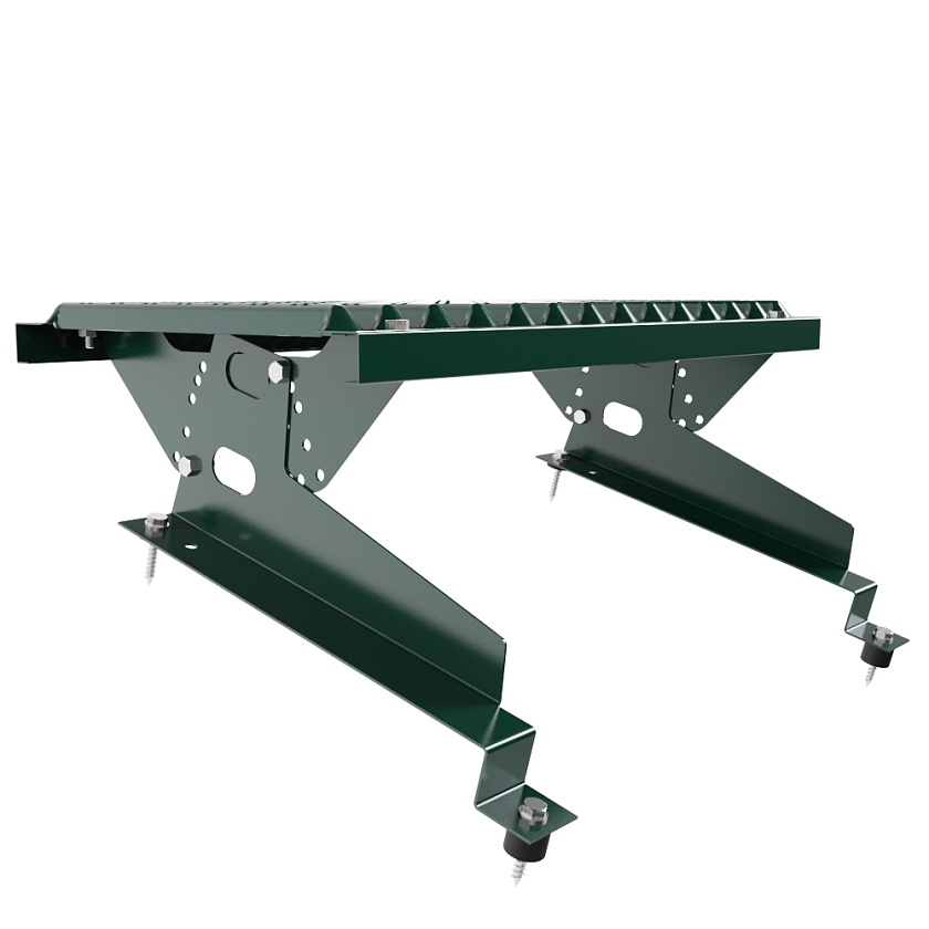 Ступень кровельная BORGE, для МЧ с высокой ступенькой, зеленый мох (RAL 6005), 350мм