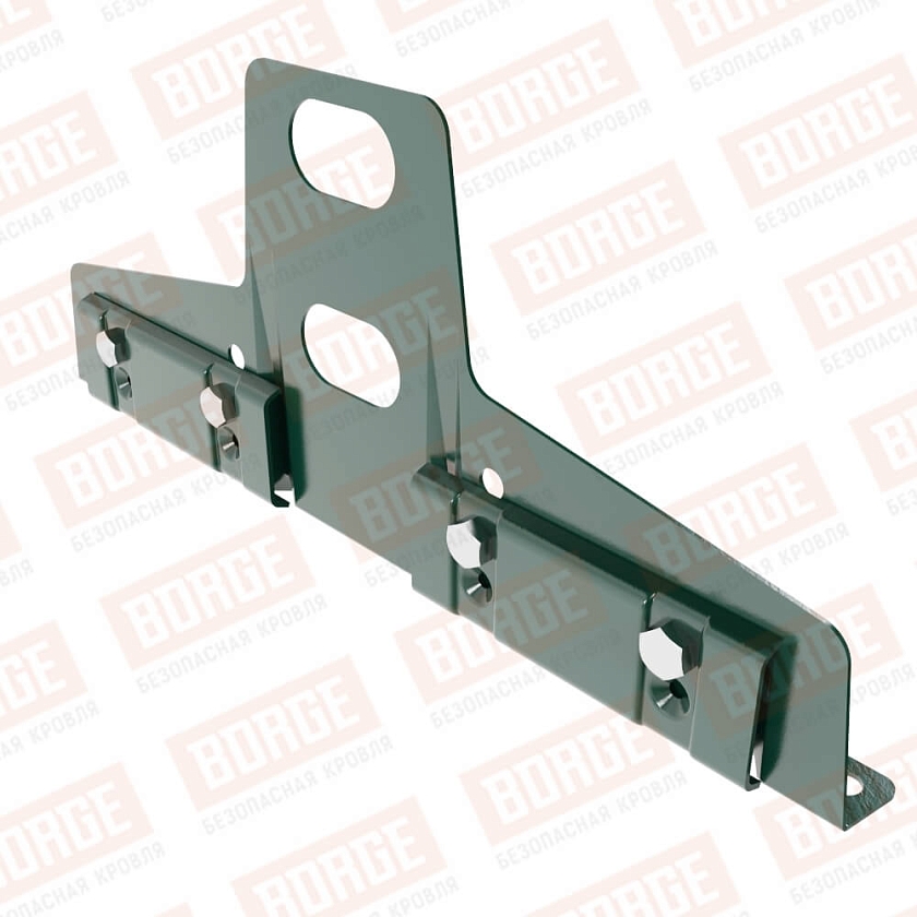 Универсальный кронштейн Русский Рубеж 25х45мм, оцинк., зеленый мох (RAL 6005)