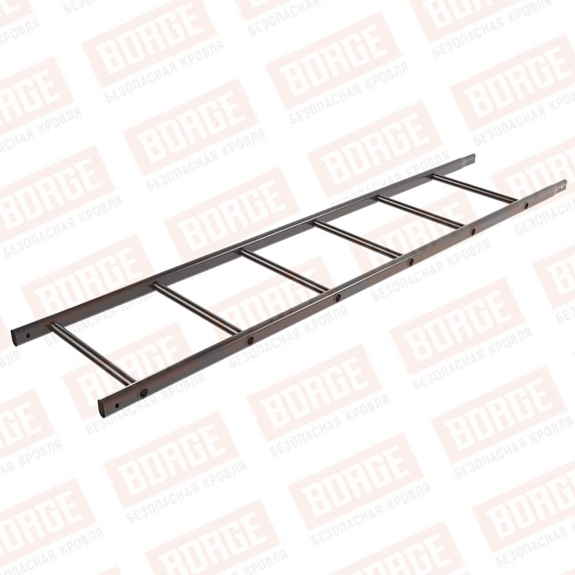 Лестница кровельная NewLine 1,8м, серо-коричневый (RR 32)