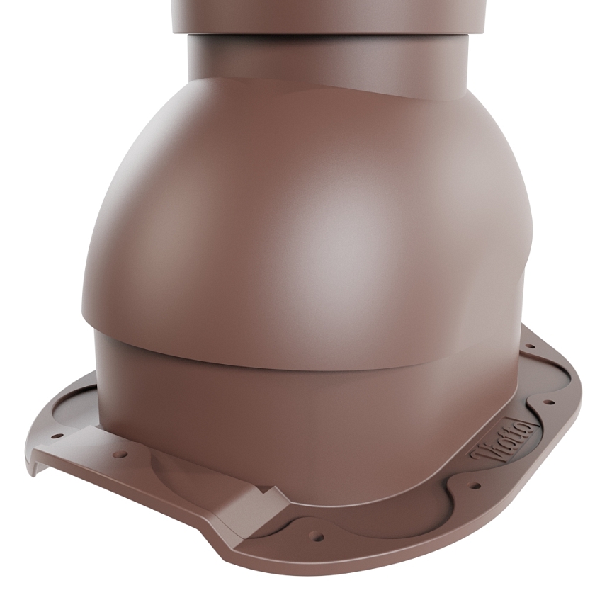 Выход вентиляции канализации Viotto, для МЧ Адаманте, коричневый шоколад (RAL 8017)