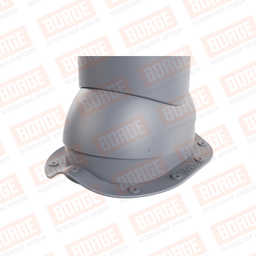 Роторная вентиляция Viotto, для МЧ Монтеррей, d-150мм, неутепленная, серый графит (RAL 7024)