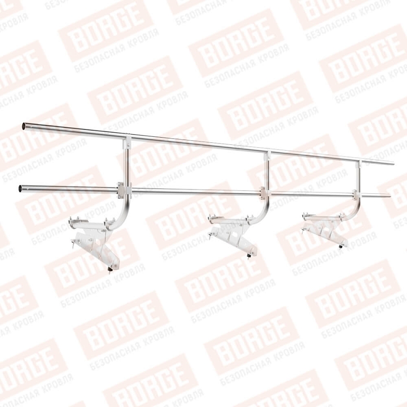 Ограждение кровельное BORGE H-60см, 3м, цинк