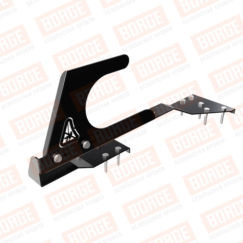 Крюк безопасности BORGE, для черепичной кровли, чёрный (RAL 9005)