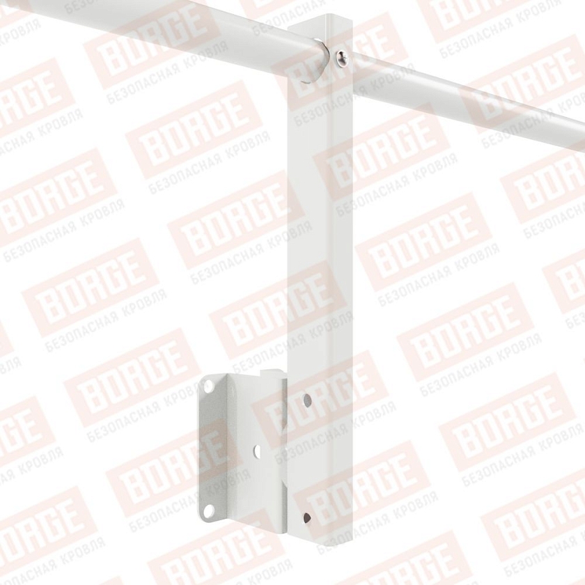 Ограждение парапетное NewLine H-30см, 3м, сигнально-белый (RAL 9003)