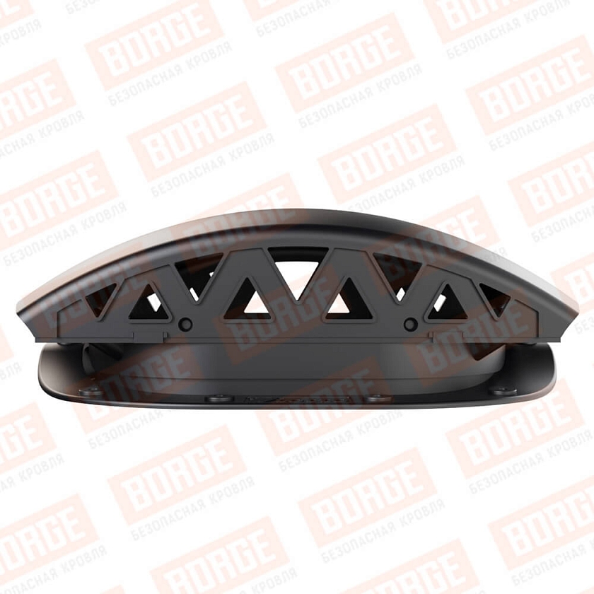 Вентилятор подкровельный Viotto, для МЧ Монтеррей, чёрный (RAL 9005). Черепаха