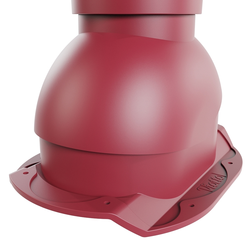 Выход вентиляции канализации Viotto, для МЧ Каскад, красное вино (RAL 3005)