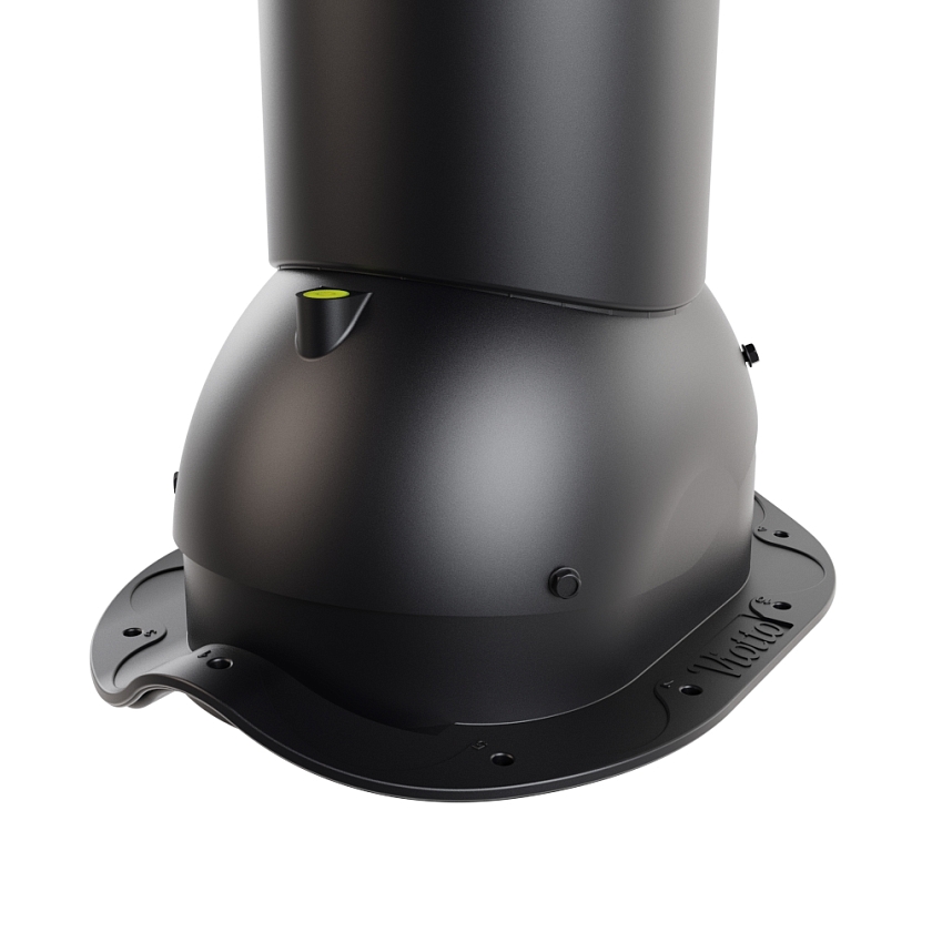 Труба вентиляционная Viotto Aero, M01 D125мм, чёрный (RAL 9005)