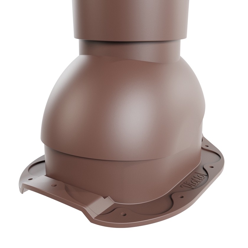 Труба вентиляционная Viotto, для МЧ Адаманте, d-110мм, утепленная, коричневый шоколад (RAL 8017)