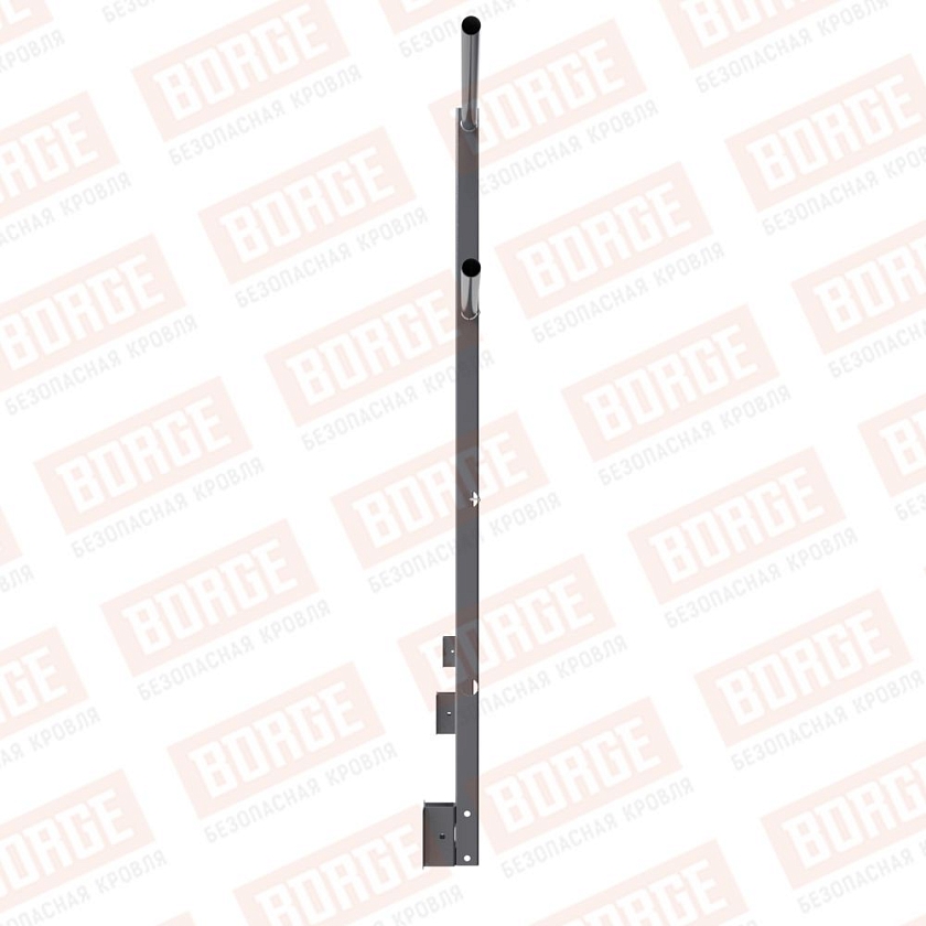 Ограждение парапетное NewLine H-120см, 3м, серый графит (RAL 7024)