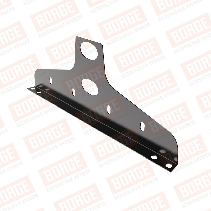 Универсальный кронштейн NewLine, 20x40мм, чёрный (RAL 9005)