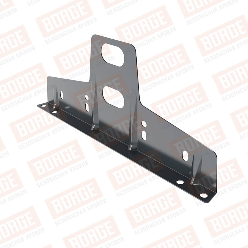 Универсальный кронштейн Русский Рубеж 25х45мм, оцинк., антрацитово-серый (RAL 7016)