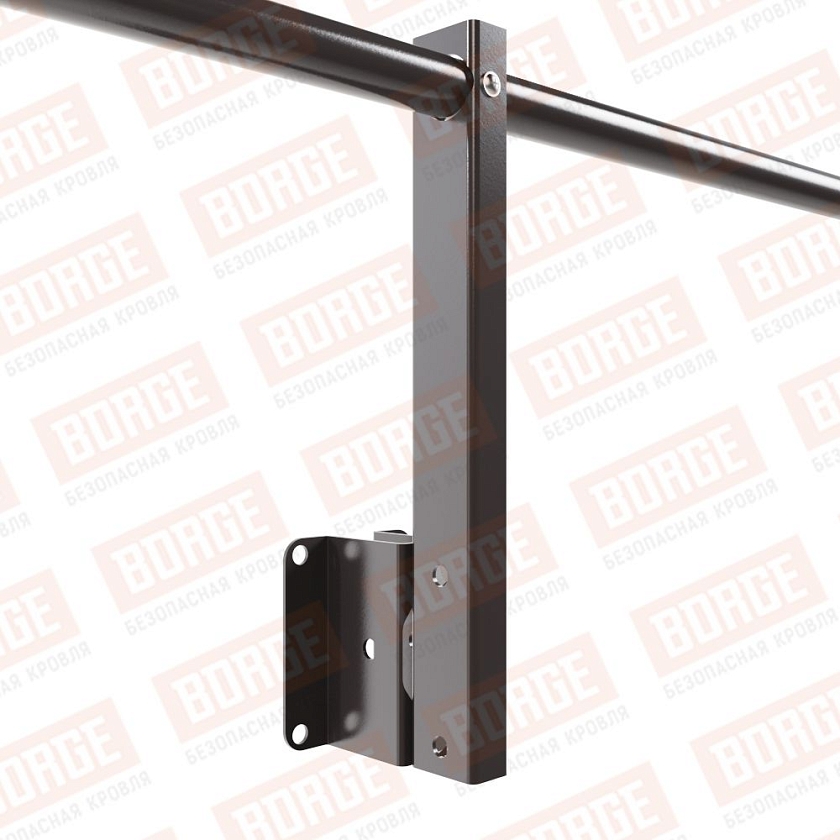 Ограждение парапетное NewLine H-30см, 3м, серо-коричневый (RR 32)