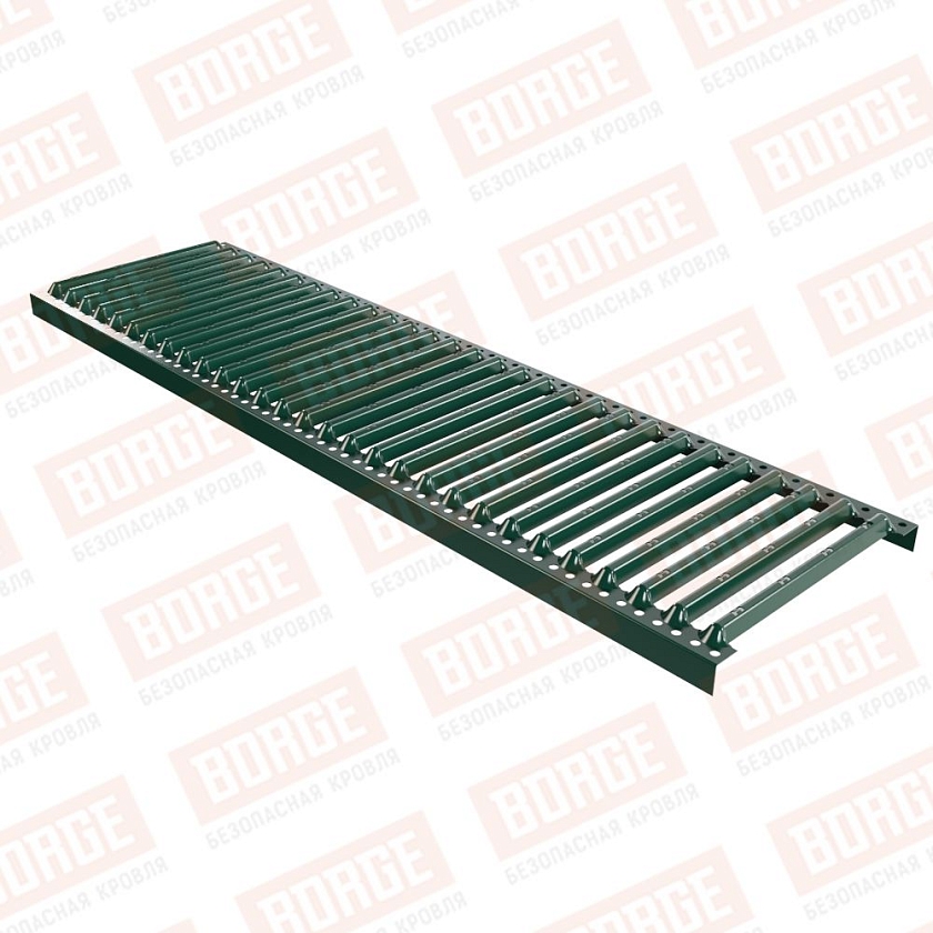 Платформа переходного мостика Русский Рубеж 1,25м, зеленый мох (RAL 6005)