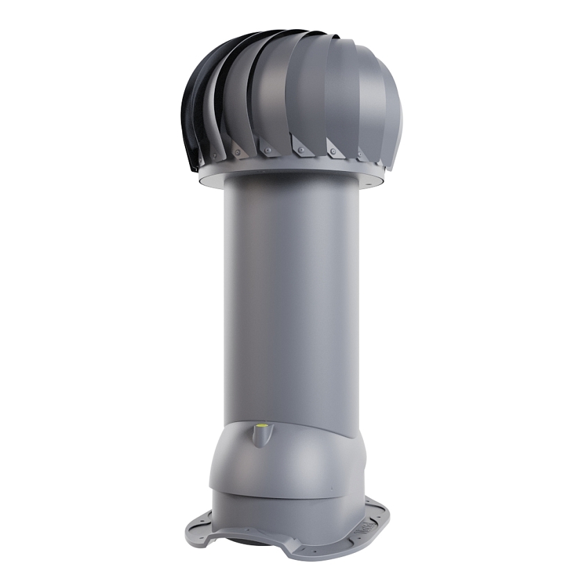 Роторная вентиляция Viotto, для МЧ Адаманте, d-110мм, неутепленная, серый графит (RAL 7024)