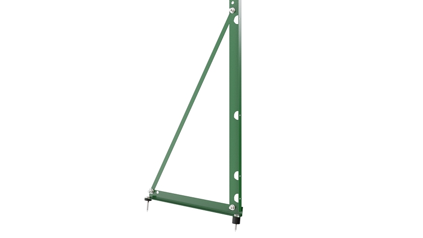 Ограждение кровельное NewLine H-120см, 3м, лиственно-зеленый (RAL 6002)