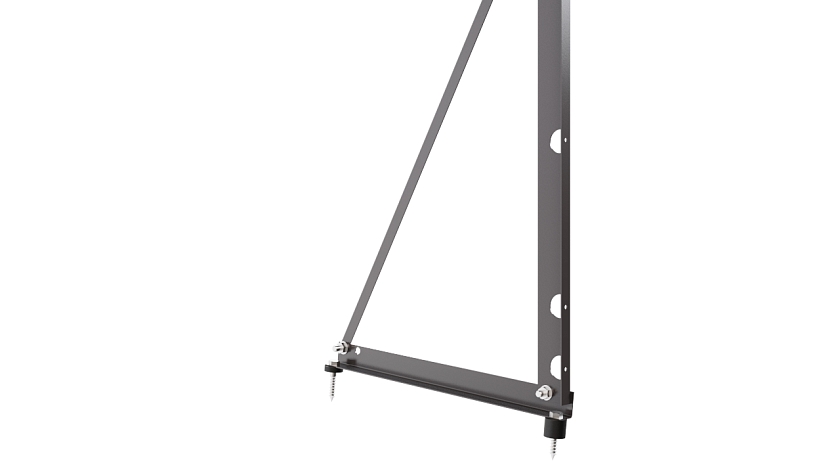 Ограждение кровельное NewLine H-90см, 3м, серо-коричневый (RAL 8019)