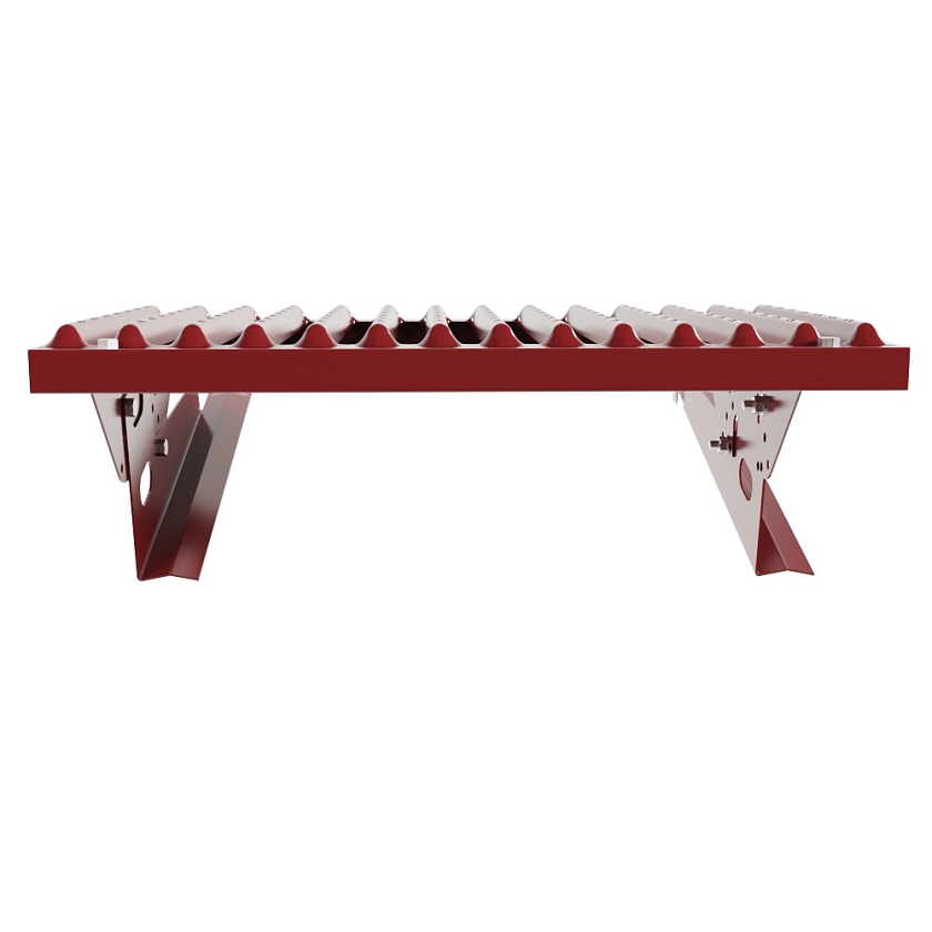 Ступень кровельная BORGE, для черепичной кровли, коричнево-красный (RAL 3011)