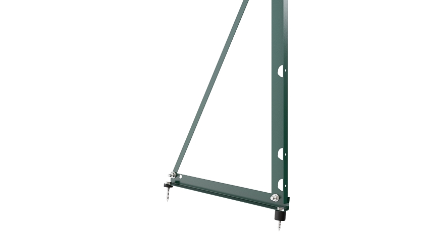 Ограждение кровельное NewLine H-90см, 3м, зеленый мох (RAL 6005)