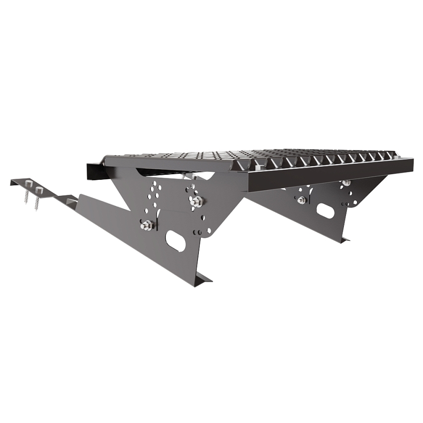 Ступень кровельная BORGE, для черепичной кровли, серо-коричневый (RR 32)