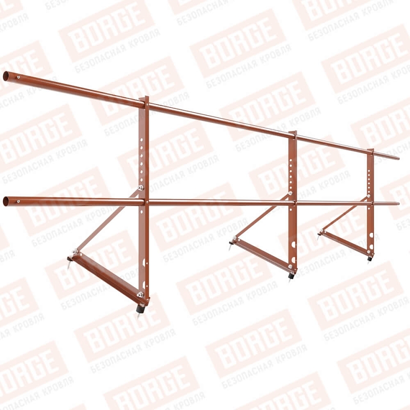 Ограждение декоративное NewLine H-60см, 3м, терракотовый (RAL 8004)