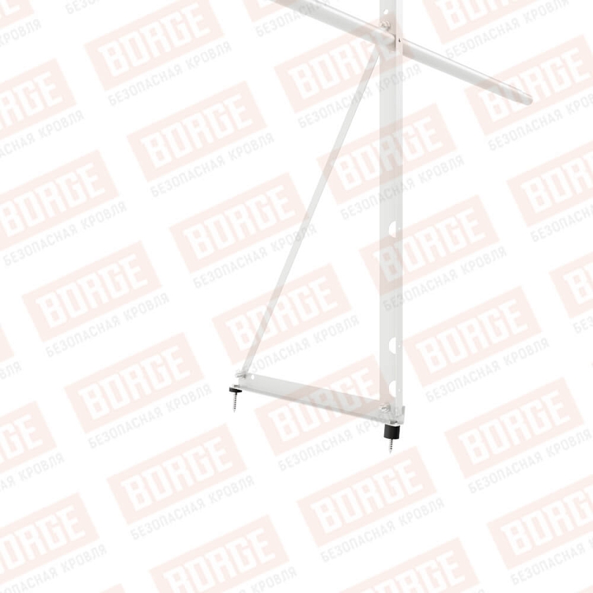 Ограждение декоративное NewLine H-90см, 3м, сигнально-белый (RAL 9003)