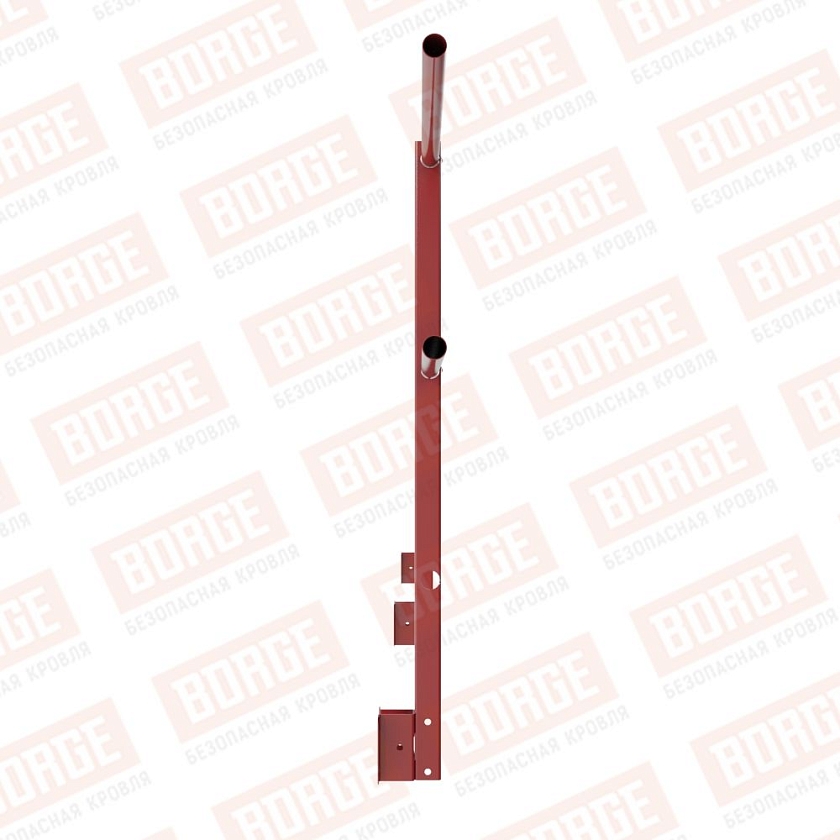 Ограждение парапетное NewLine H-90см, 3м, коричнево-красный (RAL 3011)