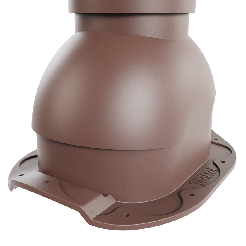 Роторная вентиляция Viotto, для МЧ Адаманте, d-110мм, утепленная, коричневый шоколад (RAL 8017)