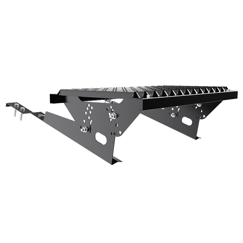 Ступень кровельная BORGE, для черепичной кровли, чёрный (RAL 9005)