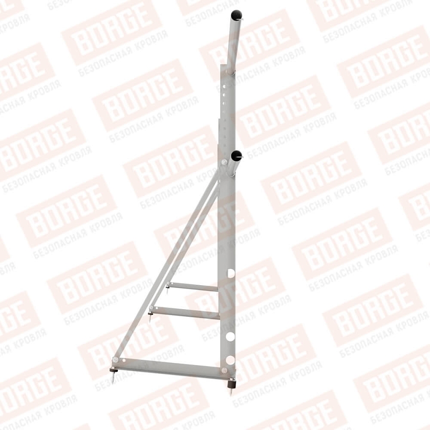 Ограждение декоративное NewLine H-90см, 3м, бело-алюминиевый (RAL 9006)