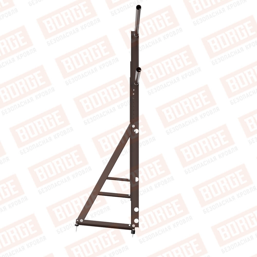 Ограждение кровельное Русский Рубеж H-120см, 3м, окрашенный (NL-807)