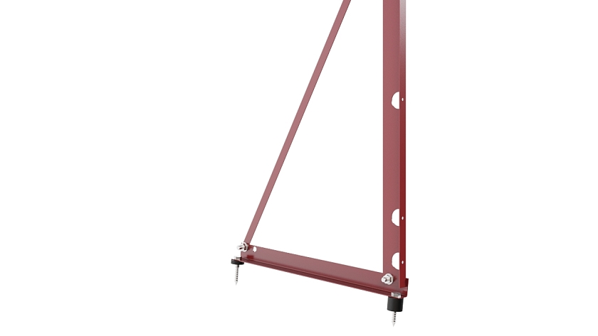Ограждение кровельное NewLine H-90см, 3м, коричнево-красный (RAL 3011)