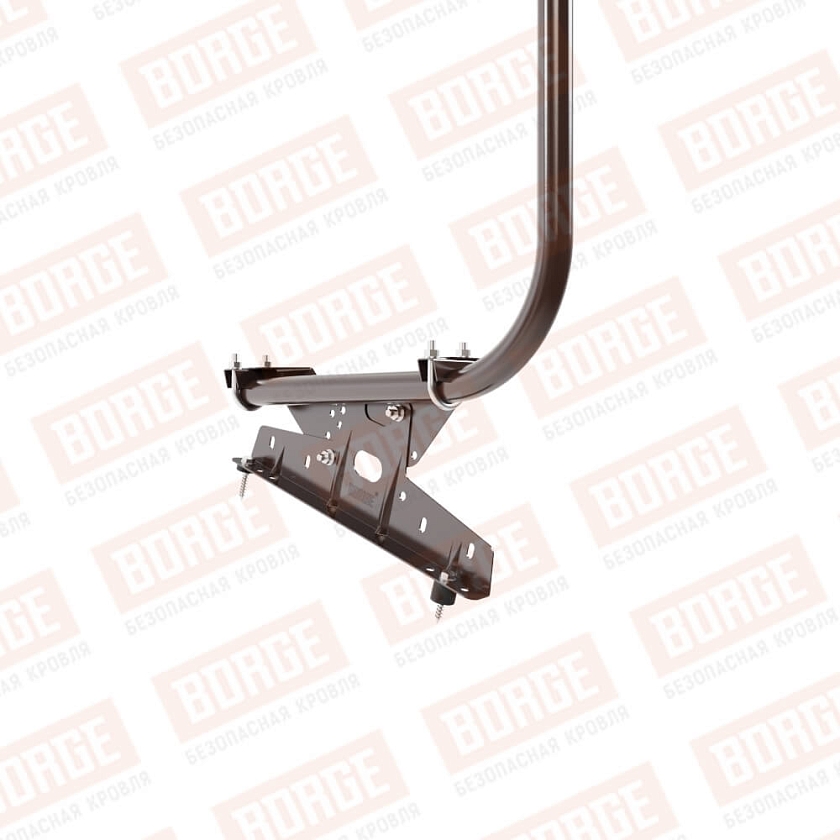 Ограждение кровельное BORGE H-120см, 3м, окрашенный (NL-807)