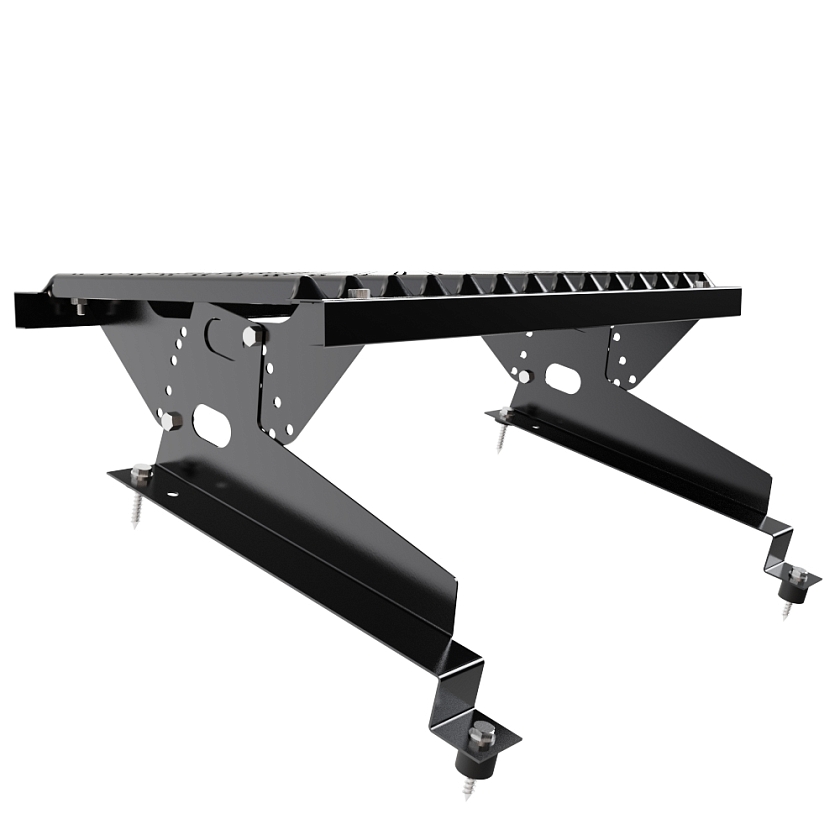 Ступень кровельная BORGE, для МЧ с высокой ступенькой, чёрный (RAL 9005), 350мм