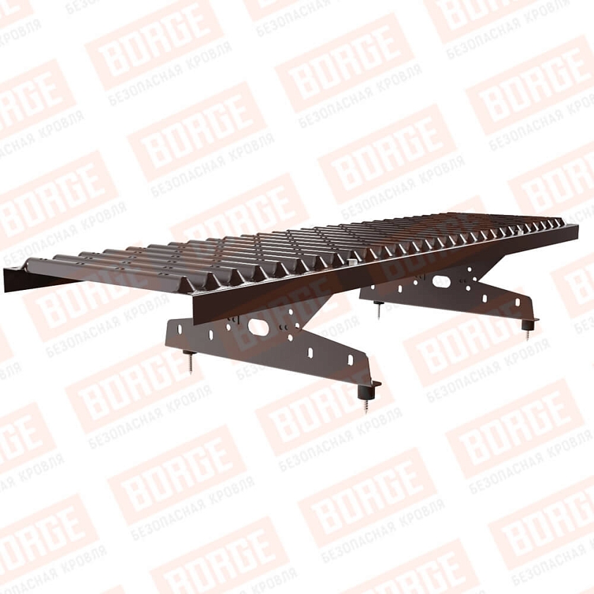 Мостик переходной NewLine 1,25м, коричневый шоколад (RAL 8017)